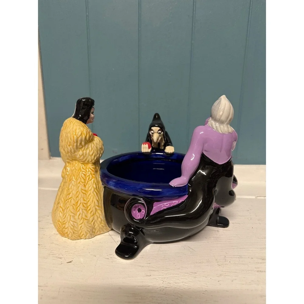 Disney Villains‎ Ursula Henchmen Cauldron Trinket Candy Dish Cruella Evil Queen
